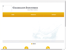 Tablet Screenshot of chameleonindustriesinc.com